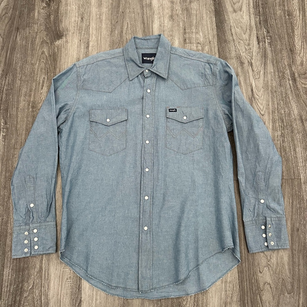 Wrangler Men’s Pearl Snap Shirt Size Large